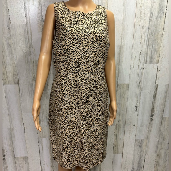 J. Crew Factory Dresses & Skirts - J. Crew Factory Animal Print Sheath Dress